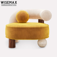 Canapé de salon moderne WISEMAX FURNITURE, fauteuil rembourré en tissu, chaise longue de détente pour hôtel, villa, bureau