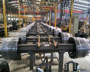 Nóng Bán Trailer Phần Fuwa <span class=keywords><strong>13</strong></span> Tấn Bán Trailer Trục - Product Image 6