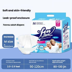 Couches pour adultes transfrontalières en film PE, tailles ML XL, extra-épaisses, haute absorption, protection 3D anti-fuites pour seniors - Product Image 5