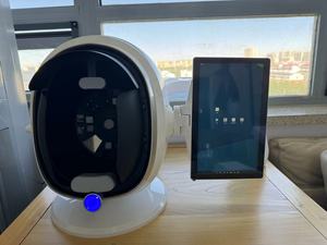 Analizador de piel facial 8 en 1, máquina de escaneo facial, equipo de prueba de piel multidimensional con pantalla táctil - Product Image 3