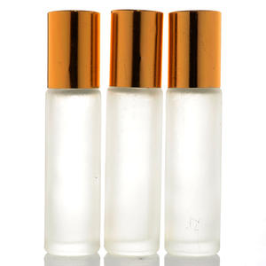 <b>Amber</b> Clear <b>Glass</b> Roll on Containers 30/50ml Cylinder Roller <b>Bottles</b> for Essential Oil Perfume Wholesale - Product Image 3