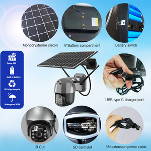 Miễn phí vận chuyển Cube ngoài trời Dome Bullet tháp pháo vỏ kim loại Mic bên trong 5MP 8MP PoE CCTV IP màu đen máy ảnh - Product Image 5