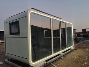 Mingsu 20ft 40ft khách sạn prefab nhà không gian cabin táo di chuyển nhà thông minh táo cabin viên nang <span class=keywords><strong>container</strong></span> táo cabin Pod - Product Image 6
