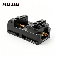 Zero Point Prince CV15075 Fixture Zero Point Manual Vise Solusi Pengikat Benda Kerja Ganti Cepat untuk Mesin CNC Berat 4/5 Axis