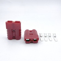 Connecteur de batterie 2 broches 50A couleur rouge pour les véhicules électriques Fiche de charge rapide Connecteur de batterie 50A