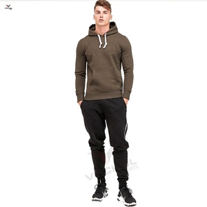 Trajes de chándal unisex de poliéster con capucha, corte regular, personalizados con cremallera, diseño liso, impresión digital para invierno, venta al por mayor - Product Image 6