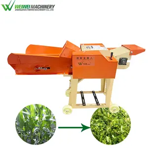 Weiwei máquinas agrícolas equipamentos 2.8/h grama chopper máquina para rações animais