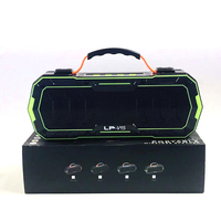 Enceinte portable LP-V15 avec caisson de basses super puissant, système audio sans fil Bluetooth, basses profondes, radio FM/TF/USB