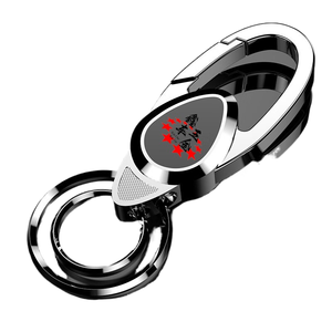 Porte-clés universel Xinche Auto, cintres simples et à la mode <span class=keywords><strong>pour</strong></span> hommes, anneaux haut <span class=keywords><strong>de</strong></span> gamme en acier inoxydable - Product Image 1