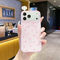 Coque de téléphone magnétique sans fil à chargement rapide, motif dessin animé dégradé, antichoc et protectrice pour iPhone 18 17 16 15 Pro Max