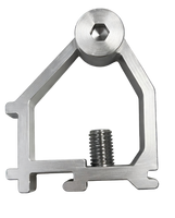 Machine de fabrication de quincaillerie pour fenêtres et portes en aluminium, avec fonctions de perçage, taraudage et découpe automatiques, et support d'angle personnalisé