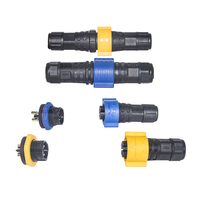 Prise étanche de type autobloquant M25 IP68 PA66 connecteur d'alimentation électrique étanche en nylon pour LED