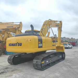 Excavadora pesada Komatsu PC220 23ton usada de gran calidad Excavadora hidráulica sobre orugas retroexcavadora Komatsu Pc220 - Product Image 2