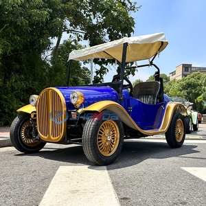 ZHENDA Nuevo Coche Eléctrico Clásico de Lujo Vintage - Estructura Totalmente Metálica, 2 Asientos, ¡Gran Venta para Eventos de Boda y Turismo! - Product Image 2