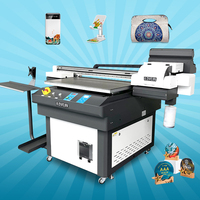 6090 stylo/boîte/tasse/bois/CD/USB/étui de téléphone imprimante numérique UV à plat vernis imprimante Machine