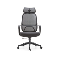 Chaises de bureau ergonomiques modernes et confortables avec support lombaire auto-ajustable, pivotantes, pour personnel et cadres
