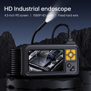 Caméra endoscopique industrielle HD 1080P avec écran 4,3 pouces, objectif 8 mm, boroscope d'inspection IP67, câble rigide de 1 m pour la réparation automobile et des tuyaux - Product Image 1