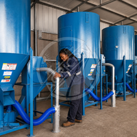 Nouvelle machine à mélanger et broyer les aliments 500 kg/h, multifonctionnelle, haute précision, moteur en cuivre pur, acier au carbone durable, pour volailles et bétail