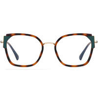 Lunettes de lecture à monture carrée bloquant la lumière bleue pour adultes - Monture intégrale en alliage TR90