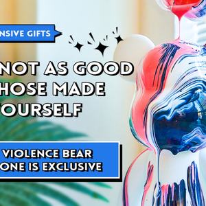 Figura de Oso Violento Zige Worldwide de 1M, Figura de Oso Blanco DIY, Muñeco de Decoración para el Hogar, Modelo de Acción, Juguete de Regalo, Oso Violento Gloomy Fluid Bear - Product Image 4