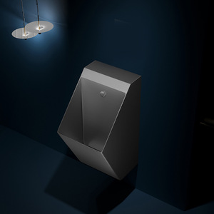 <span class=keywords><strong>Urinoir</strong></span> en acier inoxydable 304 noir, <span class=keywords><strong>urinoir</strong></span> domestique commercial, <span class=keywords><strong>urinoir</strong></span> de luxe mural, cuvette pour hommes - Product Image 2