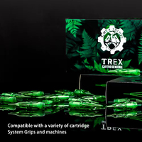 Kit complet de stylo de machine à tatouer sans fil à Double batterie Trex Max avec 40 pièces d'accessoires d'encre de cartouche de tatouage pour débutants