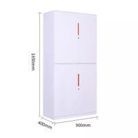 Armoire de bureau moderne en acier, classeur de documents, casier de rangement personnalisé, durable, grande capacité, pour usage commercial, hôtelier et domestique