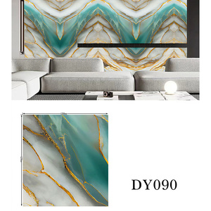 Roke nhà máy bán buôn hiện đại cao bóng linh hoạt PVC tấm đá cẩm thạch tường không thấm nước Bảng điều khiển cho căn hộ và phòng tập thể dục ứng dụng - Product Image 3