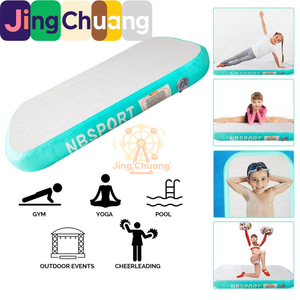 <span class=keywords><strong>Tapis</strong></span> <span class=keywords><strong>de</strong></span> yoga et <span class=keywords><strong>de</strong></span> gymnastique gonflable multifonctionnel pour arts martiaux et danse, avec coussin d'air brossé pour figures, plusieurs couleurs au choix, vente en gros - Product Image 4