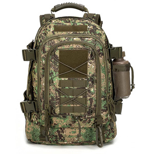 Vente en gros Nouveau Style 25L 30L 35L Sac à dos de voyage tactique étanche Fermeture à glissière Doublure en nylon Montage latéral Porte-bouteille d'eau - Product Image 1