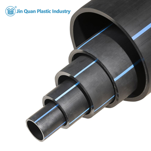 HDPE PE100 <span class=keywords><strong>tuyau</strong></span> d'alimentation en eau en polyéthylène haute densité haute pression taille personnalisée <span class=keywords><strong>20</strong></span>-1200mm diamètre PN6-PN16 noir - Product Image 3