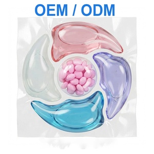 Capsules de <span class=keywords><strong>lessive</strong></span> 5-en-1 pour l'élimination des taches, le contrôle des odeurs, l'adoucissement des tissus et la protection des couleurs - Product Image 1