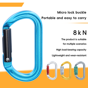 CLIWIZ Hochwertiger Luftfahrt-Aluminium O-förmiger Kleinteil-Hängekarabiner 8KN SGM7819 Serie - Product Image 3
