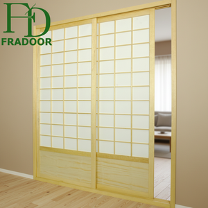 <span class=keywords><strong>Puerta</strong></span> Corredera de Estilo Japonés Shoji, Superficie Impermeable, Madera Maciza, Apertura Manual - Product Image 2