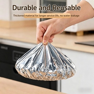 Couverture isotherme réutilisable pour réfrigérateur, plats à emporter, traiteur et pique-nique, couvercle thermique pliable et élastique - Product Image 3