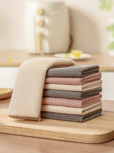 Paños de Microfibra Jacquard Multifuncionales Antibacterianos, Paño de Limpieza de Microfibra con Textura de Grano de Maíz, Paño de Cocina Suave de Secado Rápido - Product Image 4