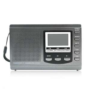 Radio Portátil Multibanda FM MW SW HRD310 Personalizada con Pantalla Digital, Lista para Exámenes, Receptor de Alta Sensibilidad con Altavoz Integrado - Product Image 1