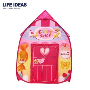Tùy chỉnh thiết kế di động gấp trẻ em trẻ em bật lên chơi nhà kẹo cửa hàng lều cho cô gái Đồ chơi - Product Image 2