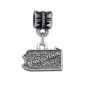 Liontin simbol <span class=keywords><strong>Louisiana</strong></span> peta negara Souvenir Souvenir hadiah perhiasan indah kualitas bagus - Product Image 4