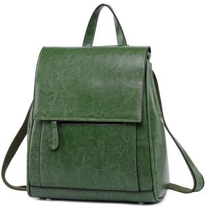 กระเป๋าเป้สะพายหลังสำหรับผู้หญิงสาวหนังวัวแท้แฟชั่นใหม่กระเป๋าเดินทางสะพายไหล่ลำลองกลางแจ้ง - Product Image 1