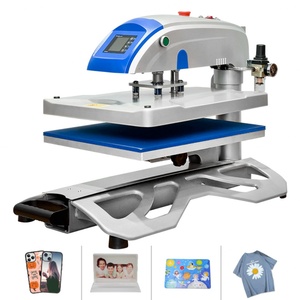 Presse à chaud pneumatique automatique pour transfert thermique sur T-shirts, type pivotant 16x20 - Product Image 2