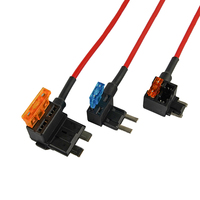 Adaptador de Fusible para Coche de 12V, Kit de Portafusibles Mini/Estándar para Cámara de Coche, Detector de Radar y Electrónica