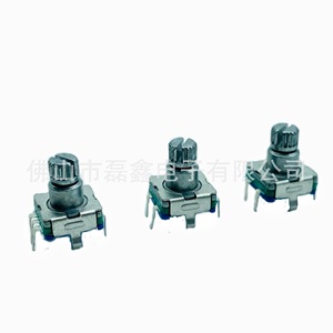 โพเทนชิโอมิเตอร์แบบหมุน Ec11 ขนาด 10 มม. เกลียว M6x0.75 พลาสติกนำไฟฟ้า 1 รอบ ไม่มีสวิตช์ - Product Image 5