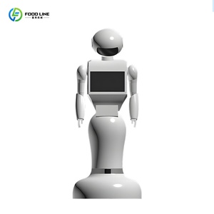 Robot de livraison commercial intelligent pour les services de restauration en plein air et les hôtels - Robot serveur pour hôtel, <span class=keywords><strong>restaurant</strong></span>, café - Product Image 1