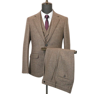 Date sur mesure costume suppler mâle <span class=keywords><strong>kaki</strong></span> costume robe Style italien formel <span class=keywords><strong>tailleur</strong></span> Slim Fit costumes pour hommes - Product Image 3