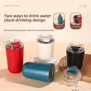 Minimalist 304 Stainless Steel Vacuum Insulated Coffee Thermos <b>Mug</b> High-Value Mini Portable Travel Cup for Car Use - Product Image 4