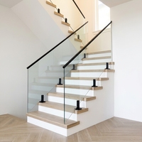 Aleader – Spigot de balustrade en verre sans cadre à angle réglable, en acier inoxydable, pour garde-corps et rampes d'escalier – Quincaillerie moderne
