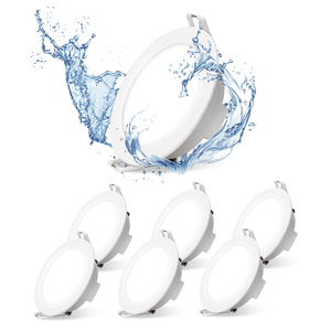 Aigostar 4.8W IP65 LED Downlight incasso soffitto impermeabile occhi di toro 6500K luce bagno di illuminazione vanità bagni vanità vanità - Product Image 1