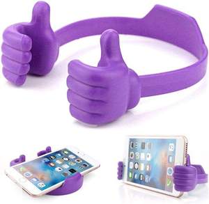 Thumbs Up Soporte para Teléfono Celular Ver películas Lazy Bed Desktop Soporte para teléfono móvil Thumbs Mount Stand - Product Image 3
