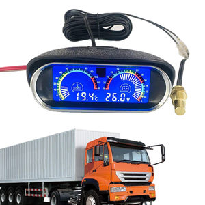 2 <span class=keywords><strong>in</strong></span> <span class=keywords><strong>1</strong></span> LCD 자동차 수온 전압 게이지 센서 10mm 미터 전압계 전압 디지털 수평 온도 게이지 - Product Image 6